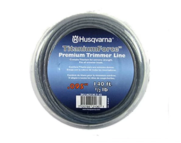 Husqvarna Titanium Force Donut Trimmer Line (.095″ diameter, 140 ft. length)
