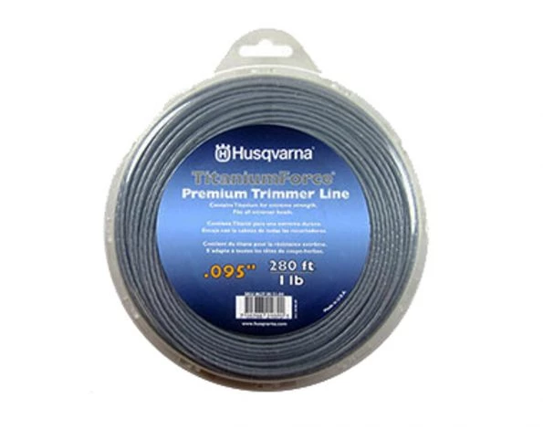 Husqvarna Titanium Force Donut Trimmer Line (.095″ diameter, 280 ft. length)